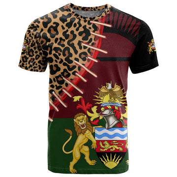 Leopard and Lion Malawi T shirt Unity and Freedom TS04