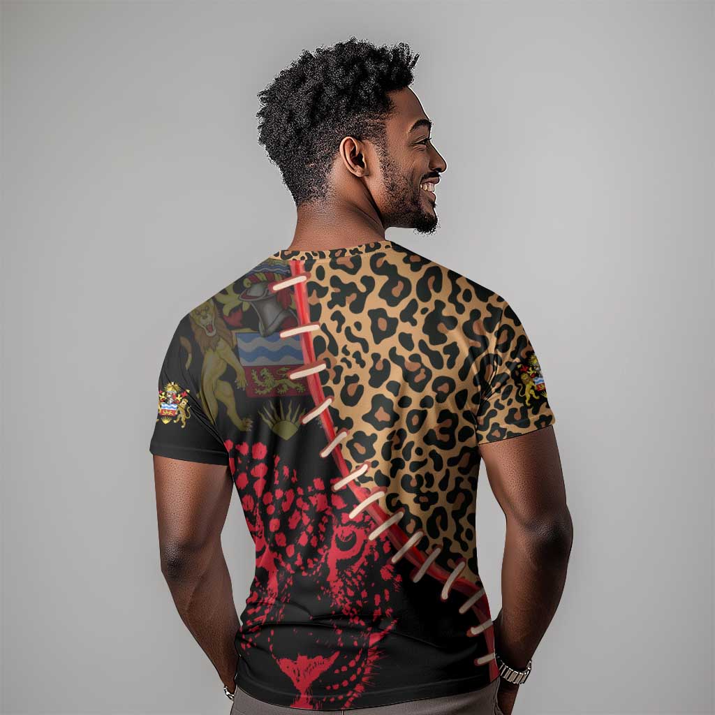 Leopard and Lion Malawi T shirt Unity and Freedom TS04