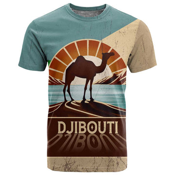 Djibouti Camel T shirt Where Desert Meets Sea and Heritage Stands Tall TS04