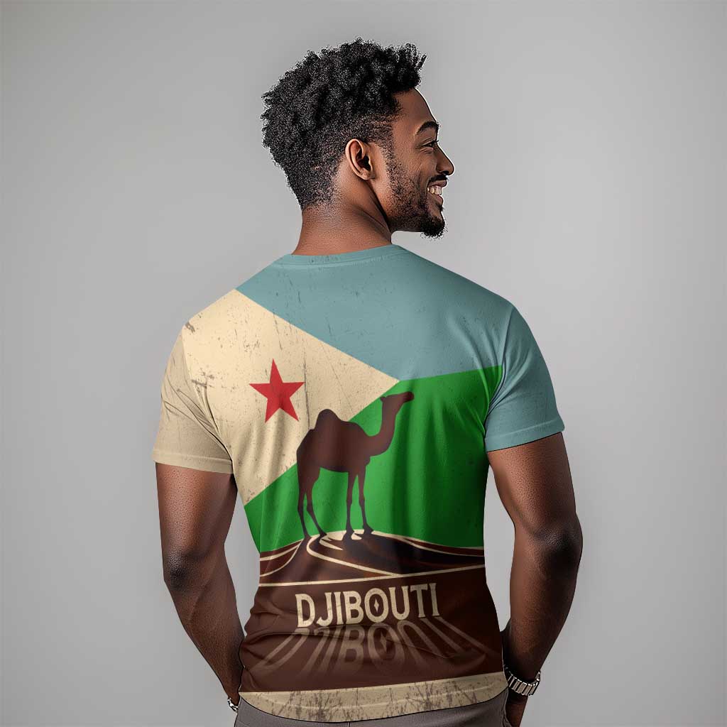 Djibouti Camel T shirt Where Desert Meets Sea and Heritage Stands Tall TS04