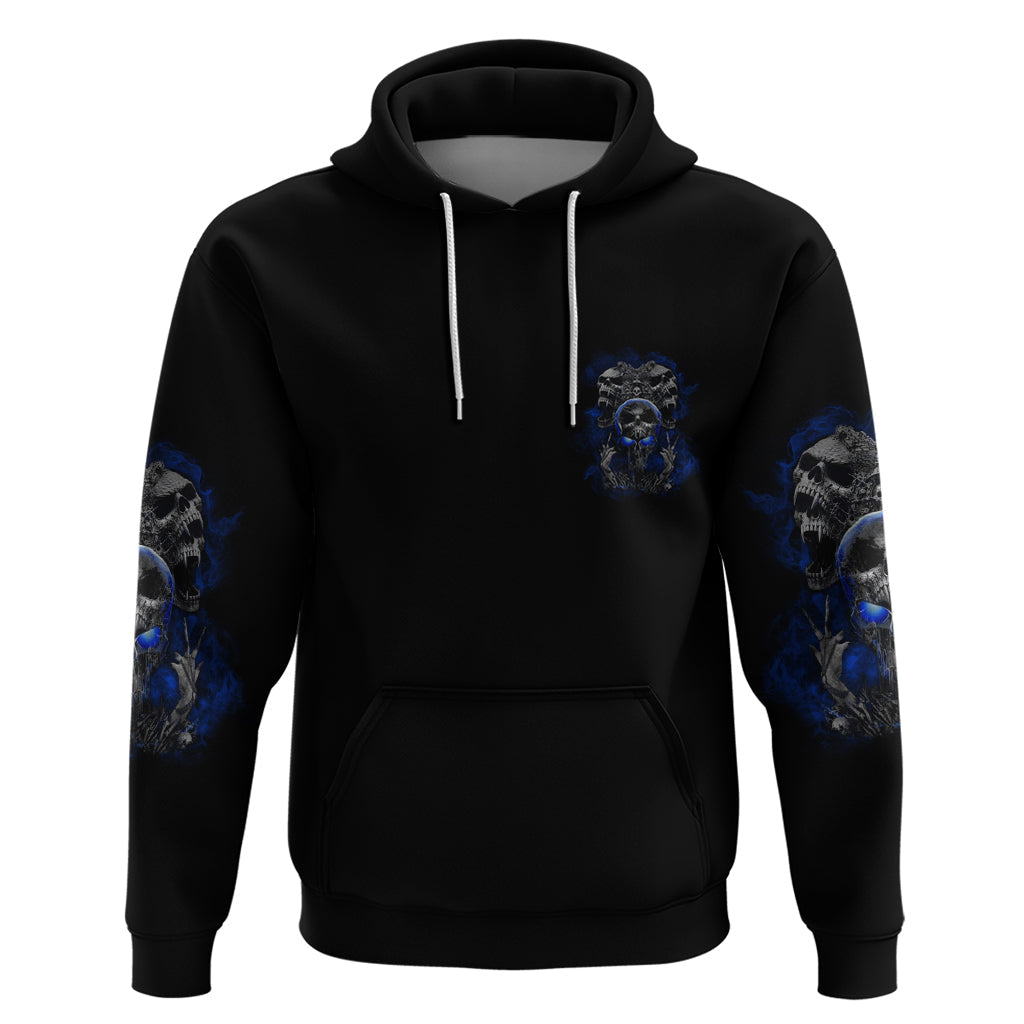 Skull Butterfly Demon - Zero Fck Given Hoodie TS04