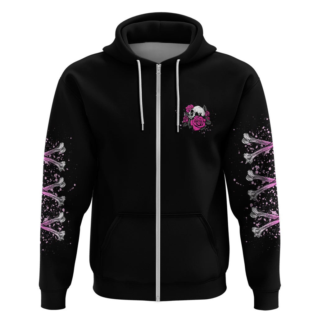 I'm A B Don't Try Me Rose Skull Hoodie TS04