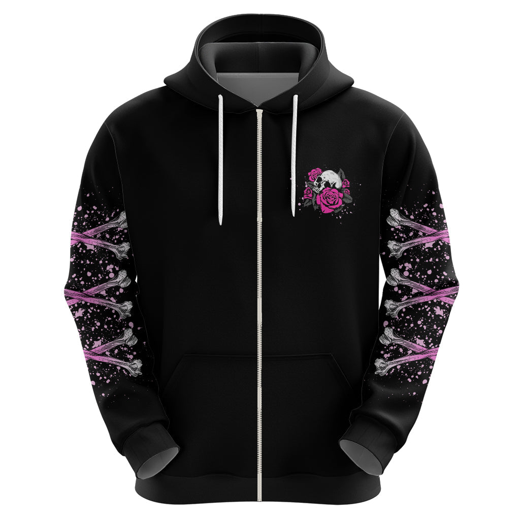 I'm A B Don't Try Me Rose Skull Hoodie TS04