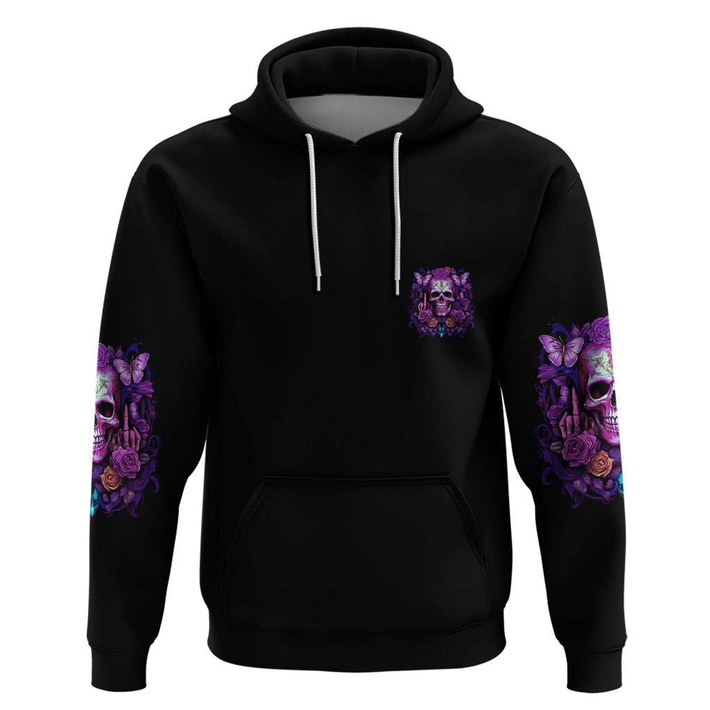 I'M Not A B I'M Just Honest Skull Butterfly Hoodie TS04