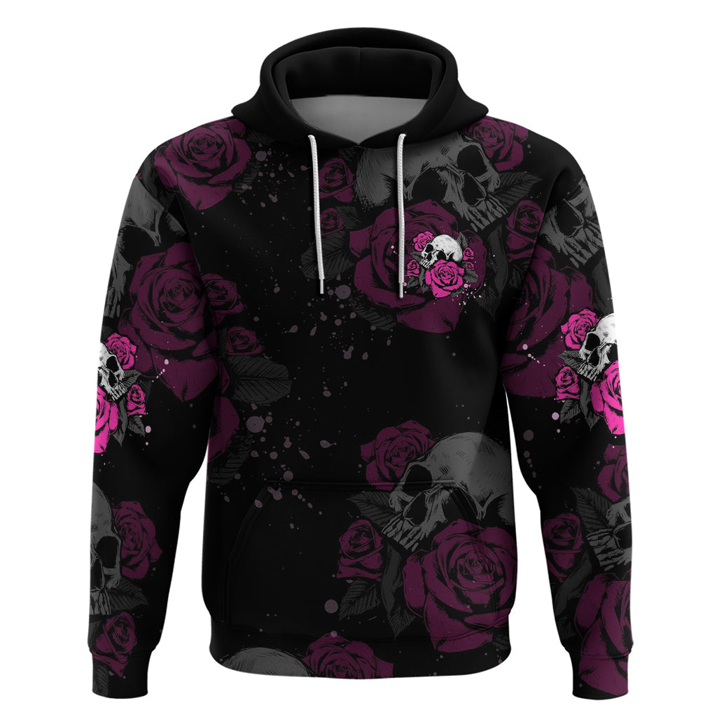 The Good Girl In Me Got Tired Skull Rose Hoodie TS04