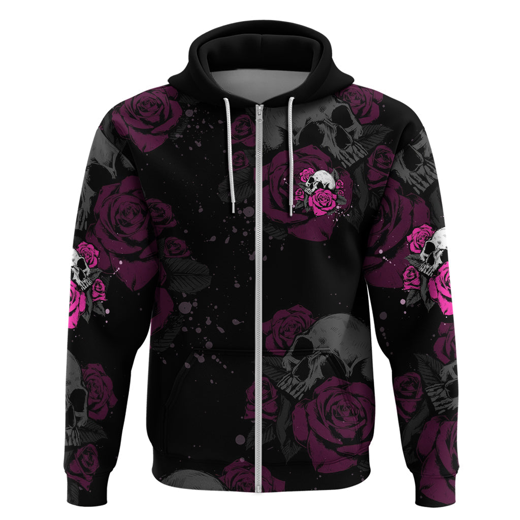 The Good Girl In Me Got Tired Skull Rose Hoodie TS04