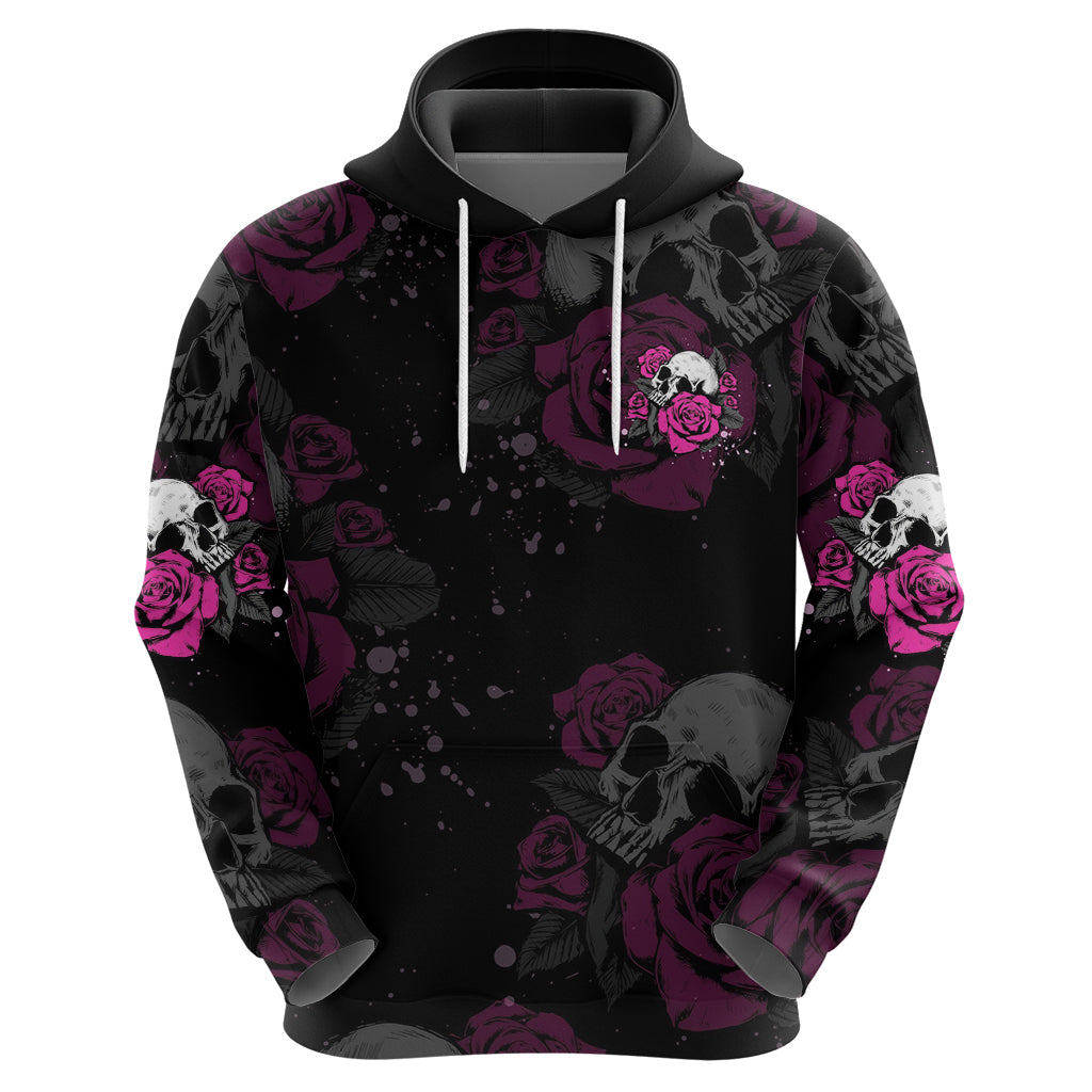 The Good Girl In Me Got Tired Skull Rose Hoodie TS04