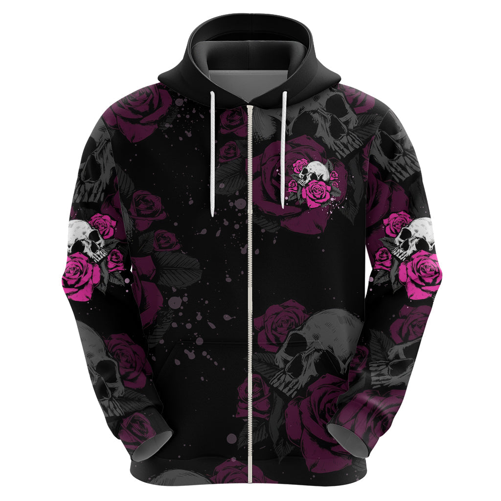 The Good Girl In Me Got Tired Skull Rose Hoodie TS04