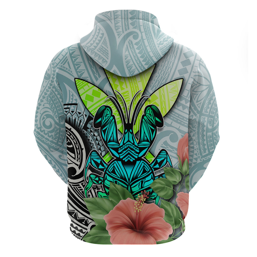 Polynesian Hawaii Hoodie Kanaka with Crab Tribal tattoo TS04
