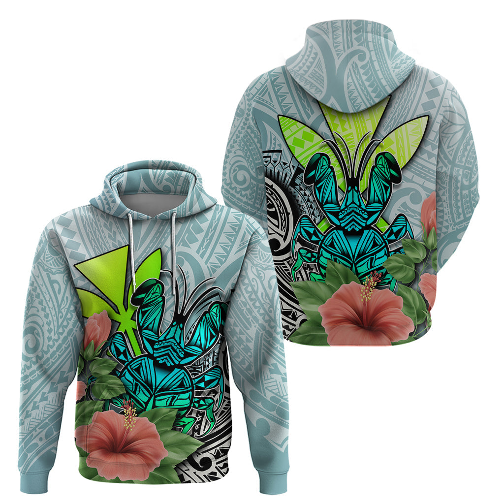 Polynesian Hawaii Hoodie Kanaka with Crab Tribal tattoo TS04
