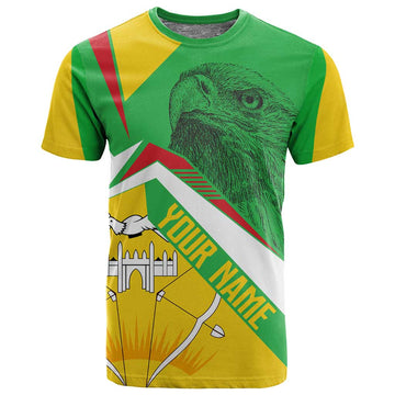 Mali Vulture Eagles T shirt African Pattern Flag Color TS04