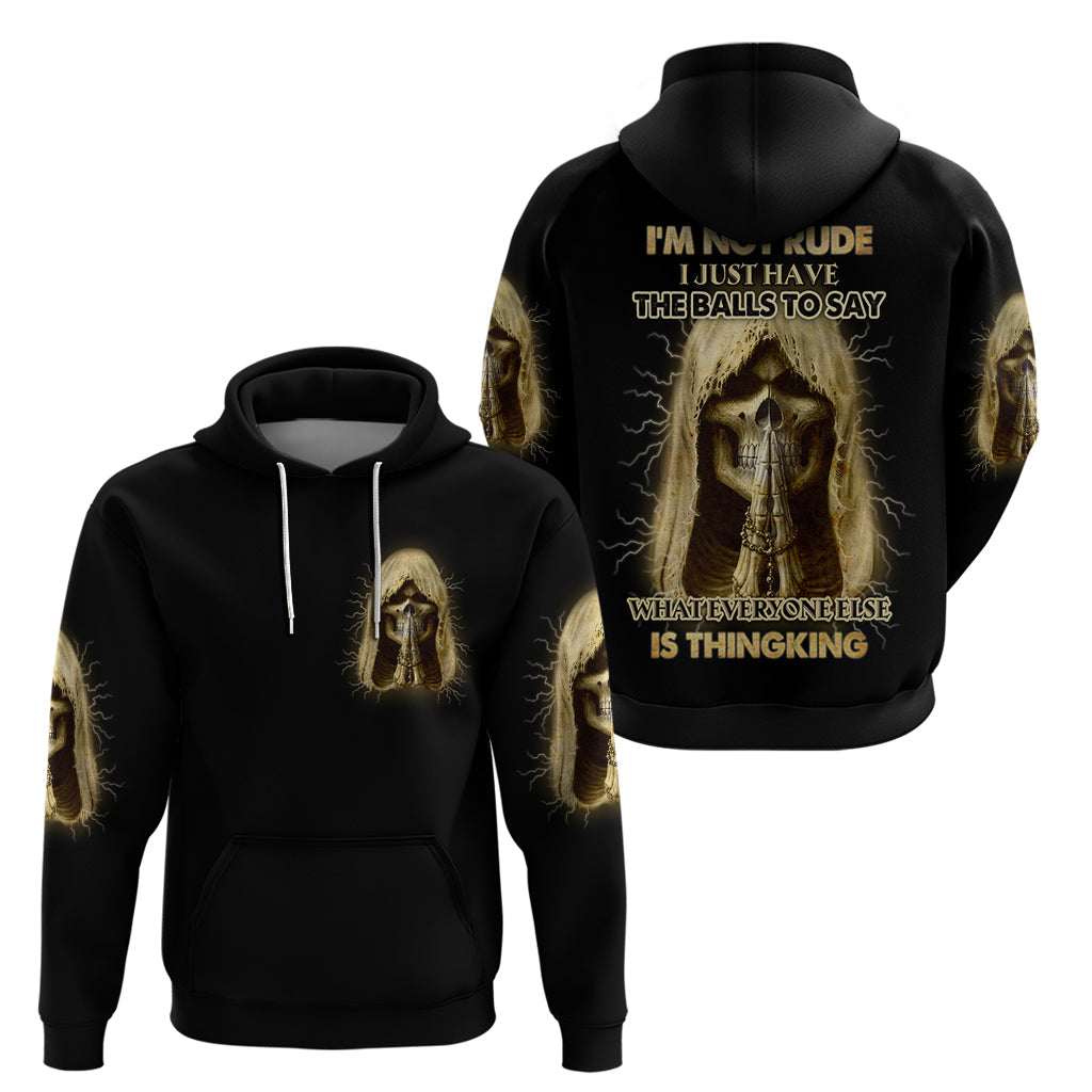 I'm Not Rude I Just Have The Balls Hoodie TS04