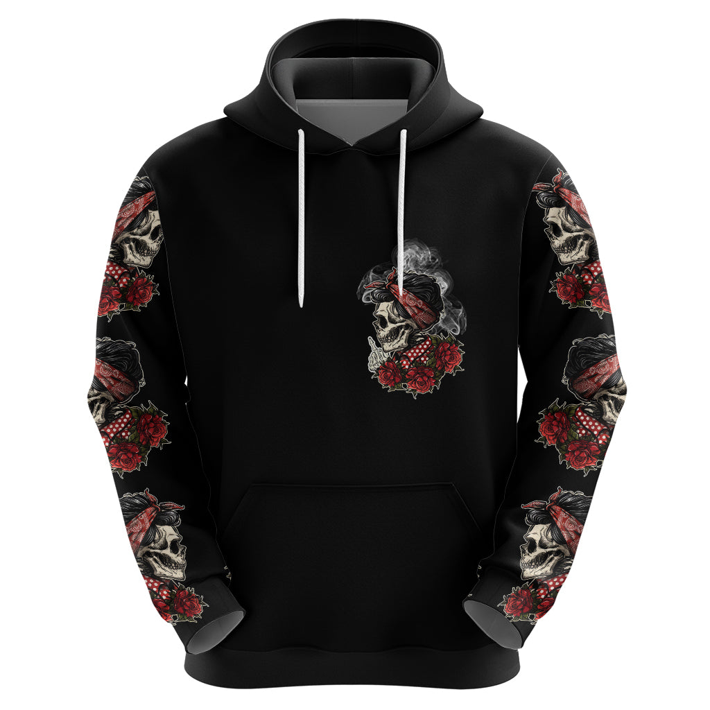 Skl Rose - Zero Fck Given Hoodie TS04