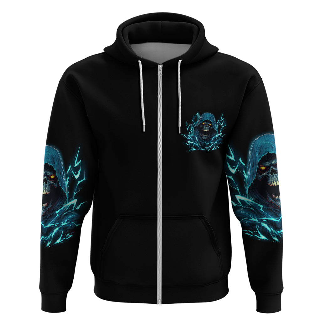 I Can't Go To Hell Mad Reaper Skull Hoodie TS04