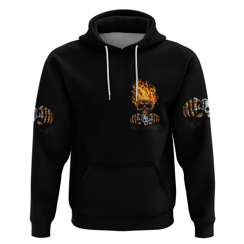 Dilligaf Flame Skull With G Hoodie TS04