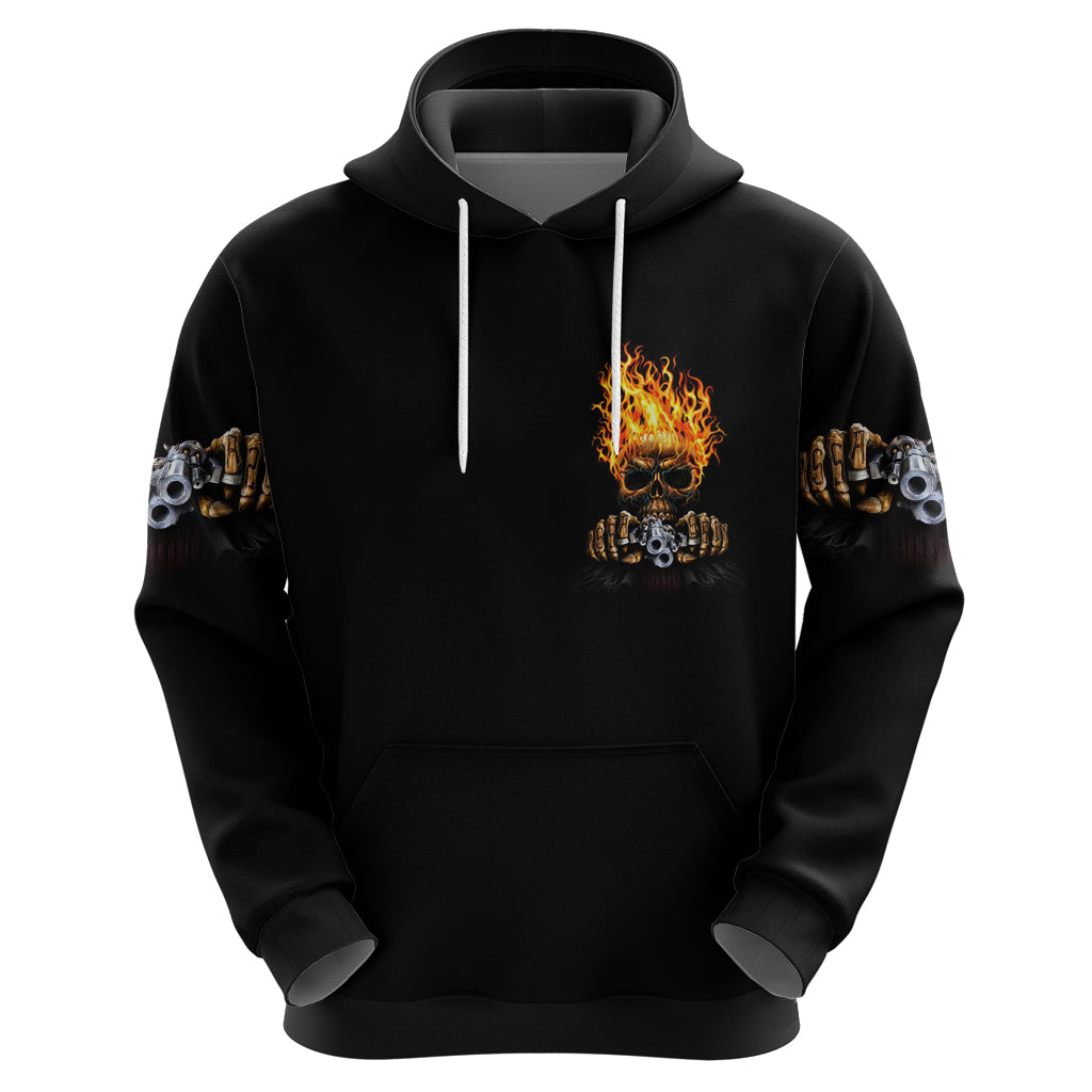 Dilligaf Flame Skull With G Hoodie TS04