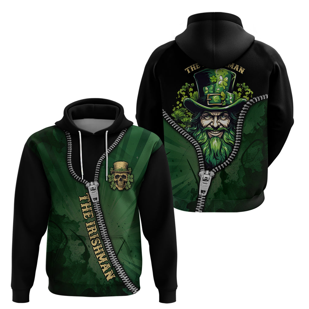 The Irish Man 3D Zip Art Hoodie TS04