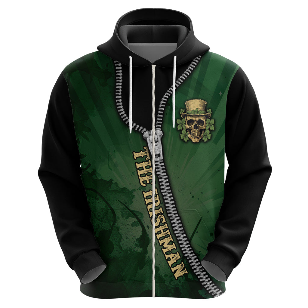 The Irish Man 3D Zip Art Hoodie TS04