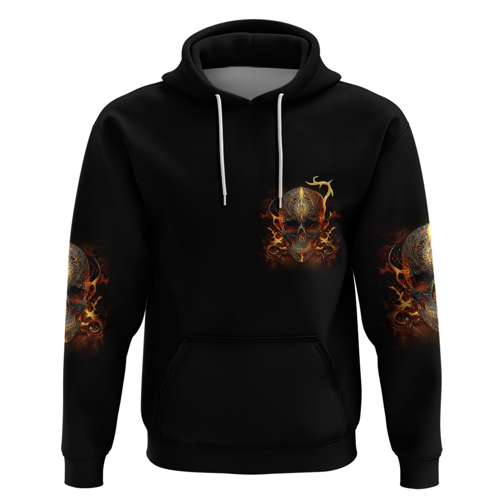 Did I Piss You Off Skull Filagree Hoodie TS04