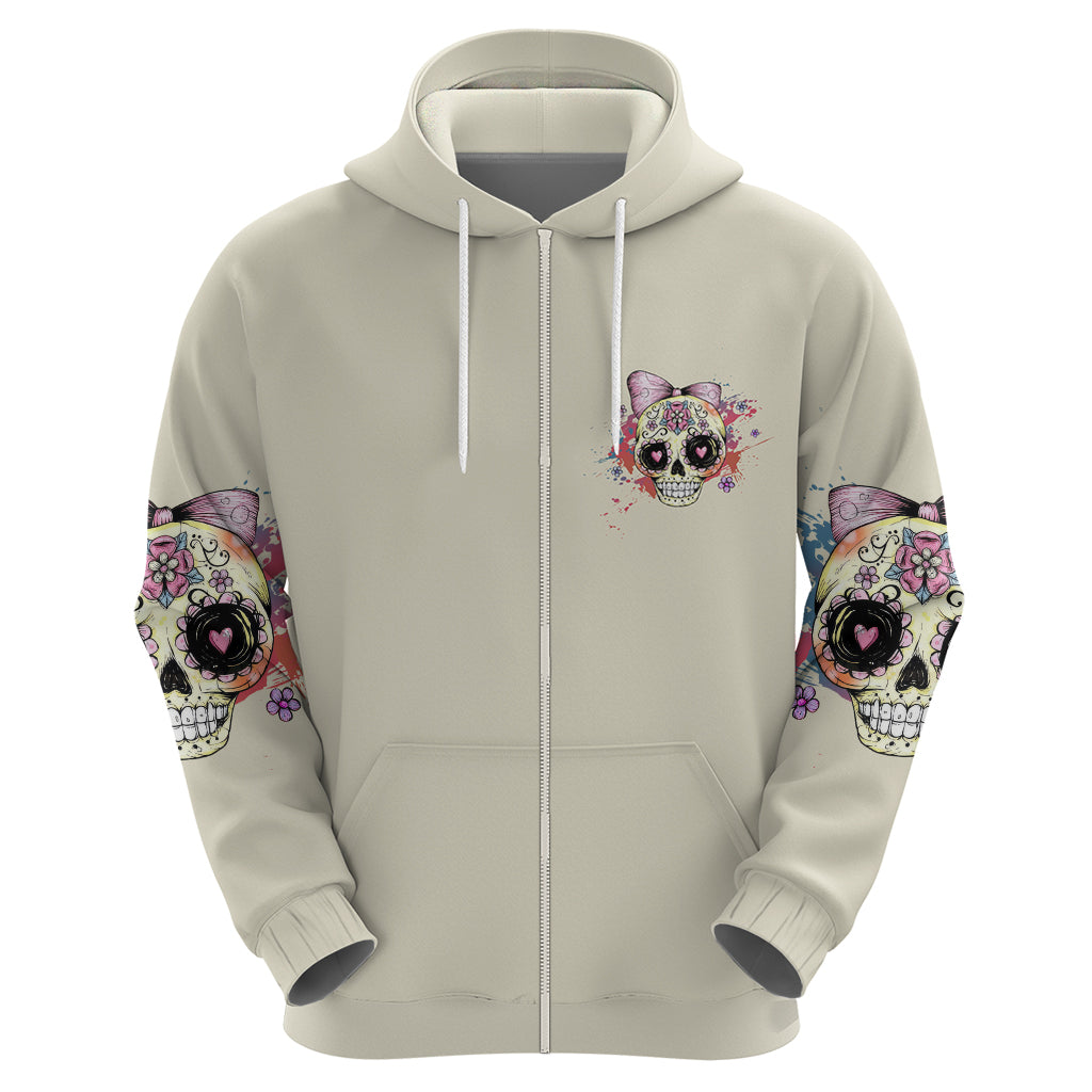 I Am A Sweet Girl Skull Hoodie TS04