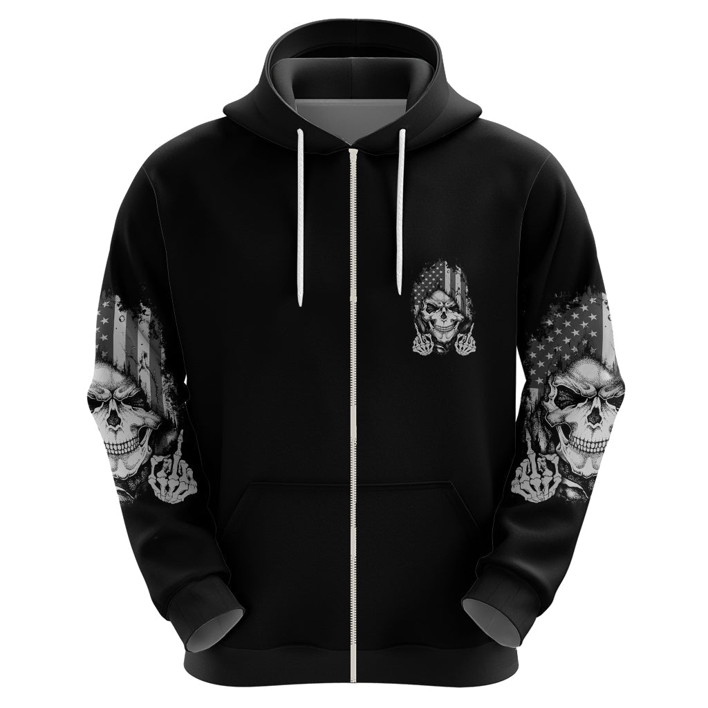 My Give A F Mad Skull Hoodie TS04