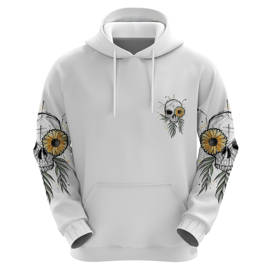 She Is Sunshine Skull Sunflower Hoodie TS04