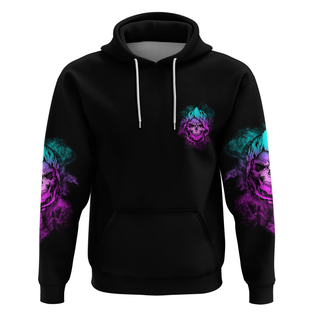Warning Kinda Crazy Skull Hoodie TS04