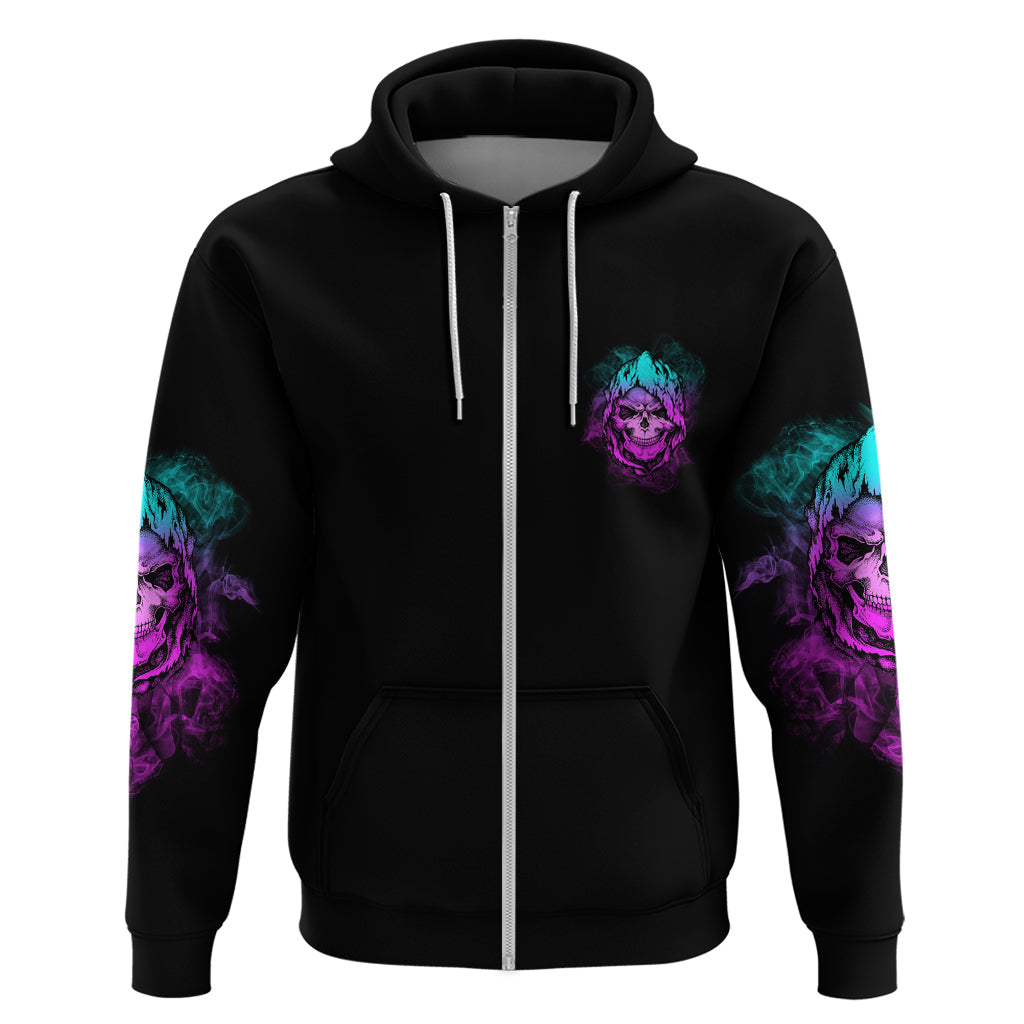 Warning Kinda Crazy Skull Hoodie TS04