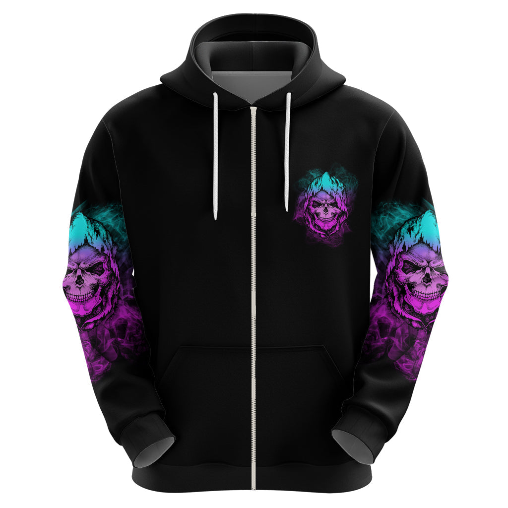Warning Kinda Crazy Skull Hoodie TS04