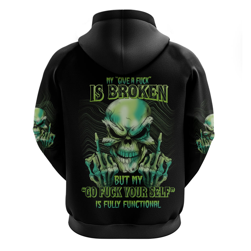 My Give A F Madly Skull Hoodie TS04