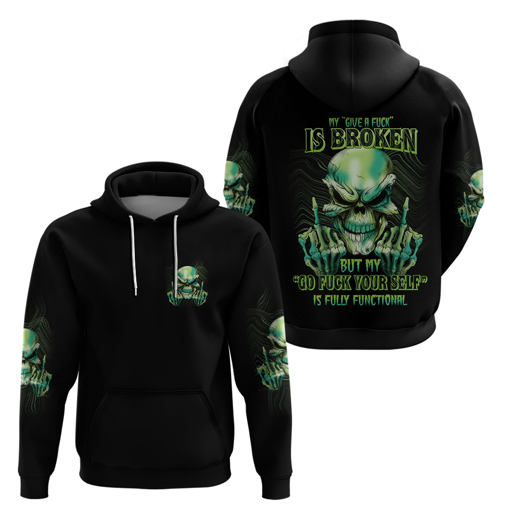 My Give A F Madly Skull Hoodie TS04