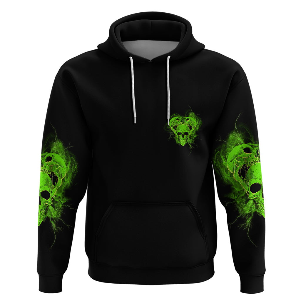 I'm Never Alone Skull Demon Hoodie TS04