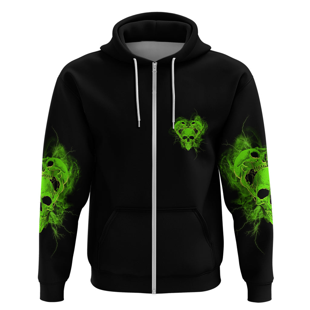 I'm Never Alone Skull Demon Hoodie TS04