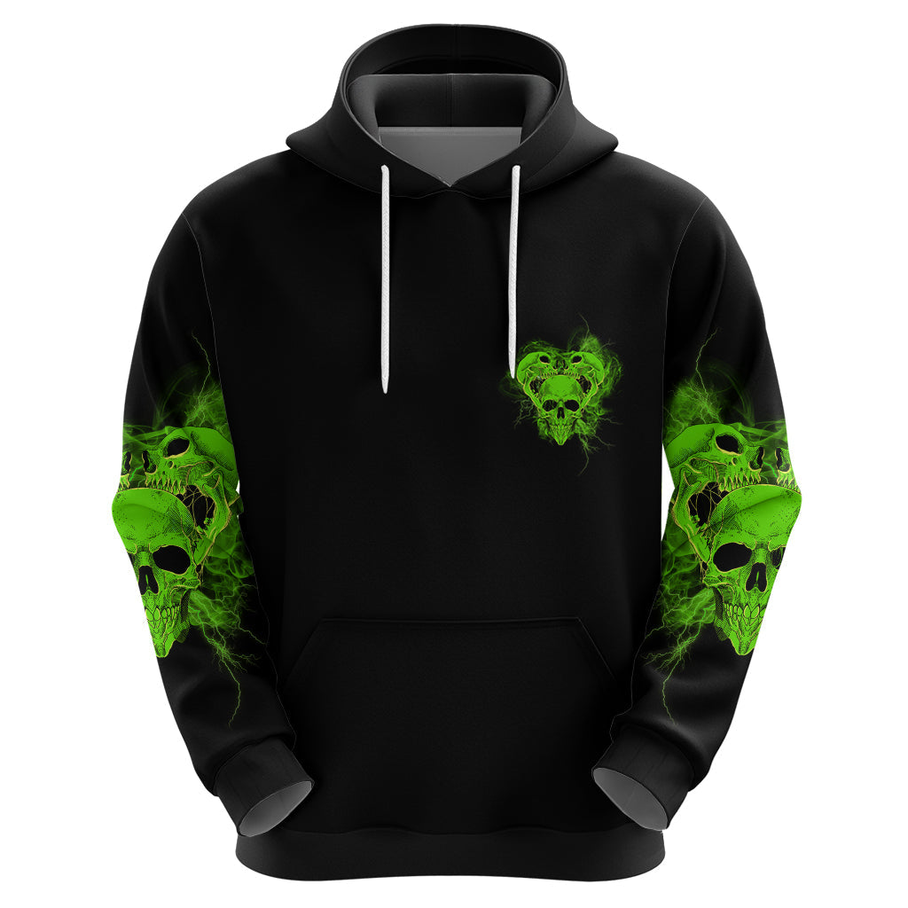 I'm Never Alone Skull Demon Hoodie TS04