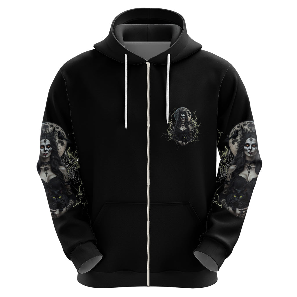 Hello Darkness My Old Friend Halloween Witch Hoodie TS04