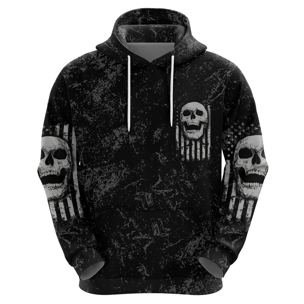 IDGAF Flag Skull Hoodie TS04
