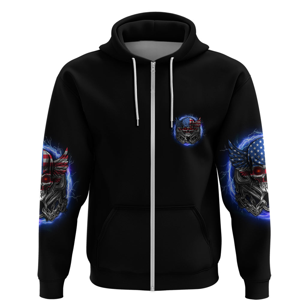If I'm Too Quiet And Smiling America Skull Wings Hoodie TS04
