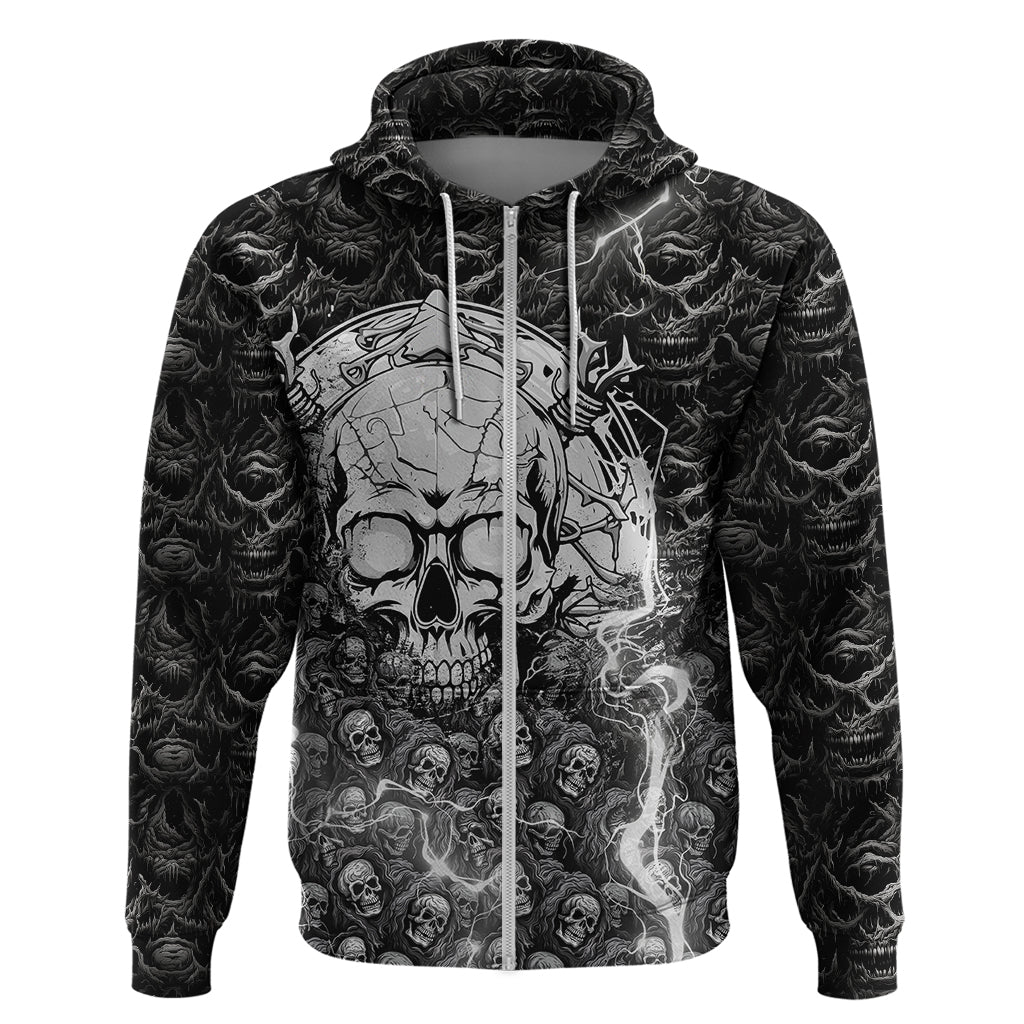 Skull Hoodie Your Demons Hide Under Your Bed Mine Hide Inside My Head TS04