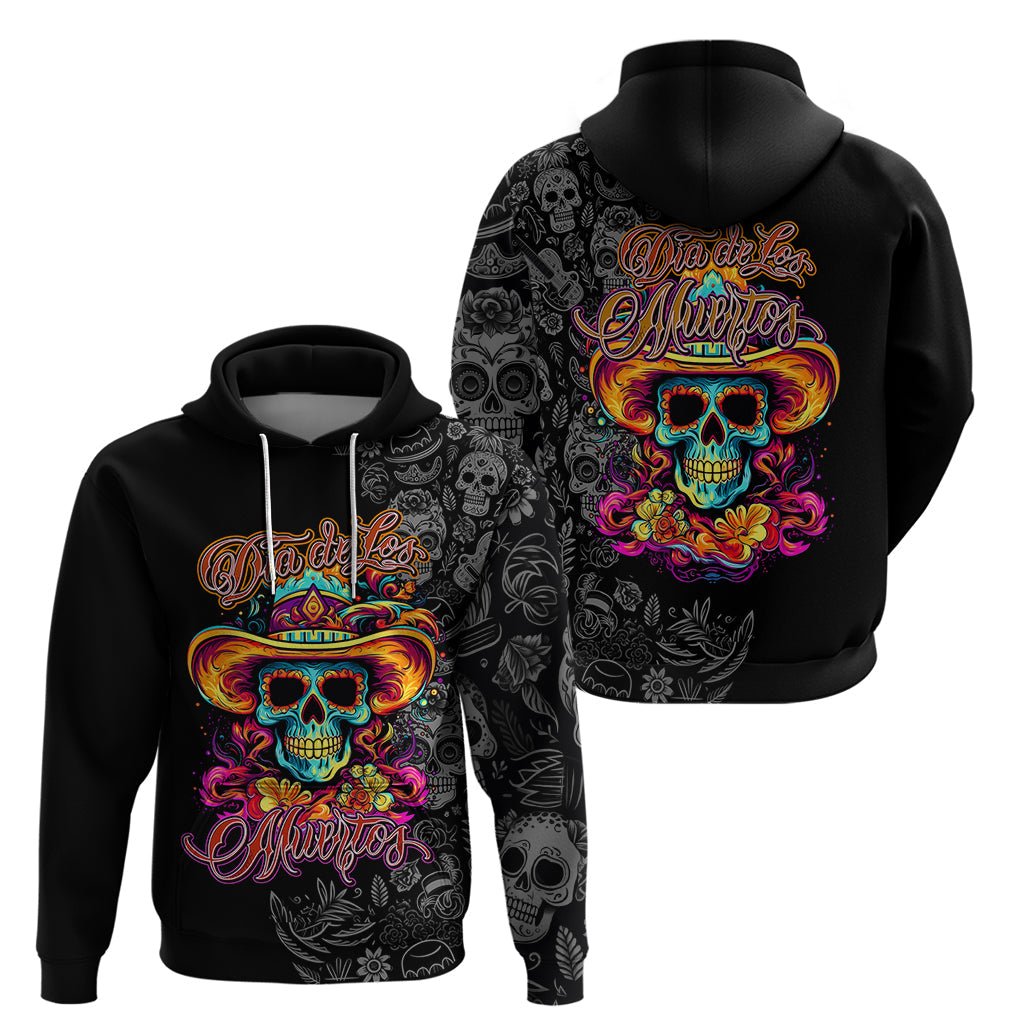 Day Of The Dead Sugar Skull Hoodie Dia De Los Murtos TS04