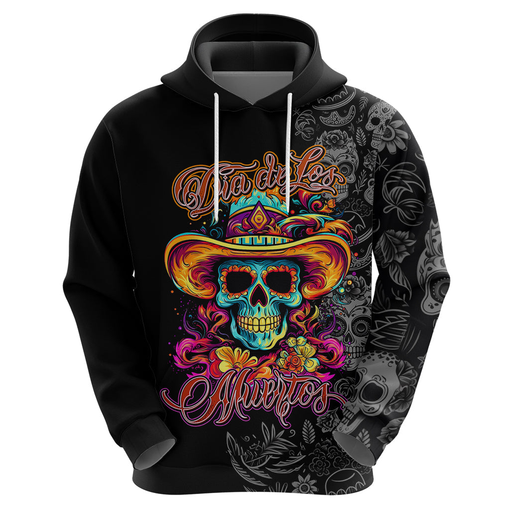 Day Of The Dead Sugar Skull Hoodie Dia De Los Murtos TS04