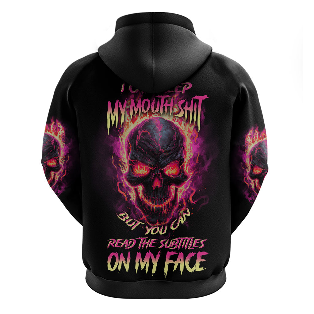 I Can Keep My Mouth Hoodie TS04