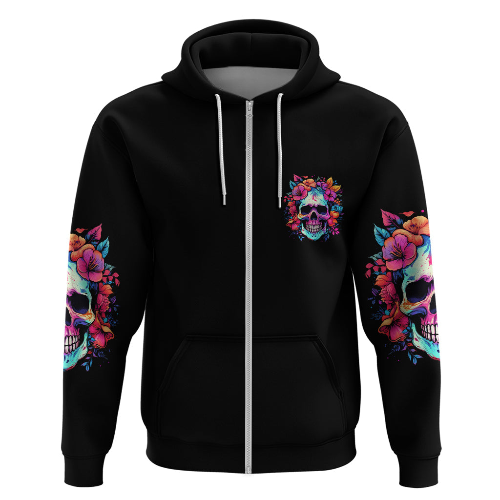 I'm Not A B I'm Just Honest Skull Roses Colorful Hoodie TS04