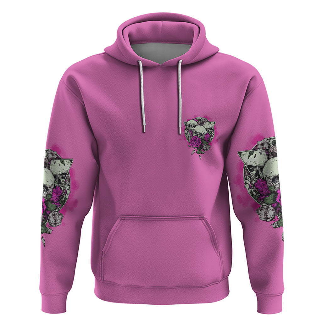 Stuck Between Idk Idc And IDGAF Pink Hoodie TS04