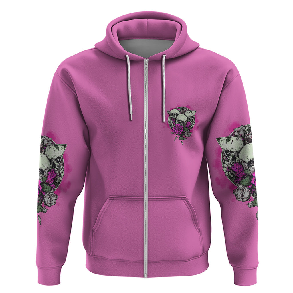 Stuck Between Idk Idc And IDGAF Pink Hoodie TS04