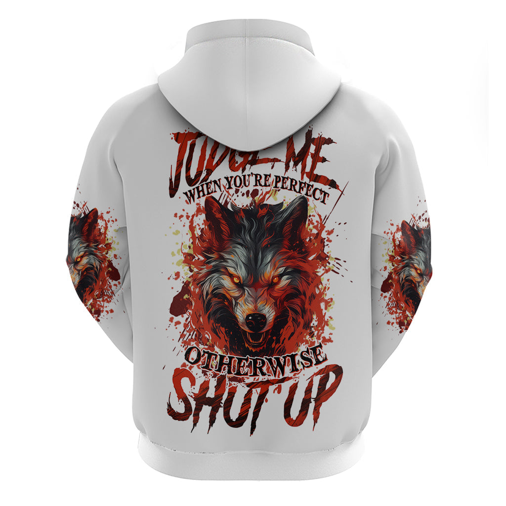 Judge Me When Wolf Hoodie TS04