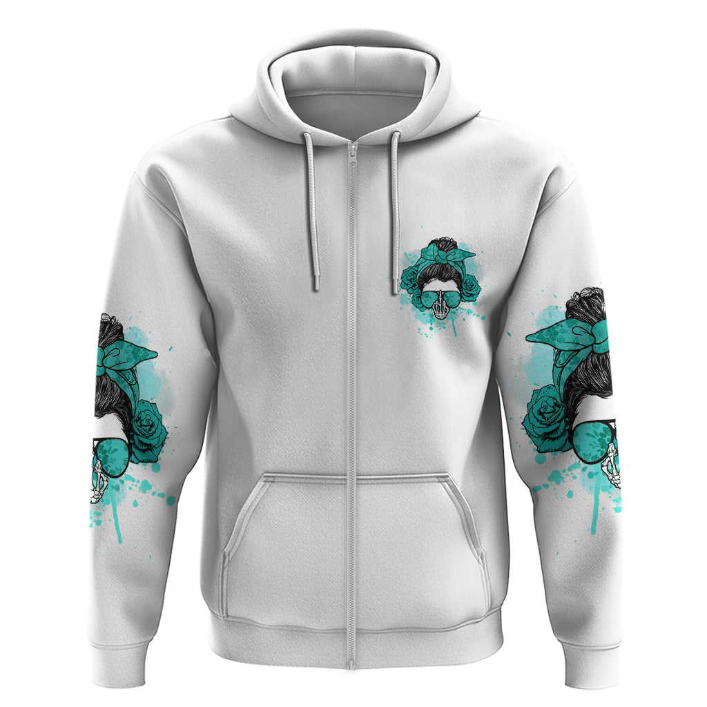 Don't Try To Figure Me Out Messy Bun Hoodie TS04