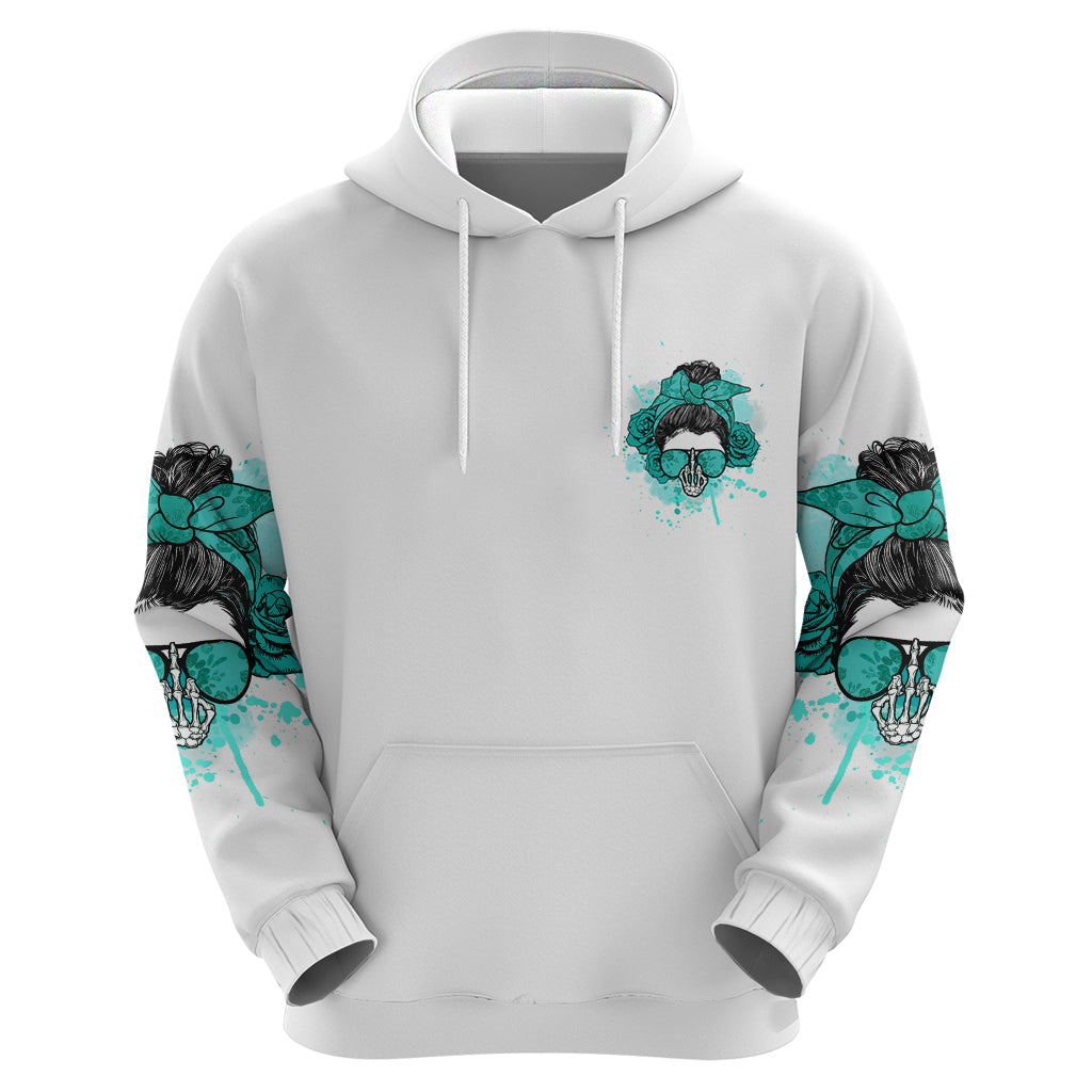 Don't Try To Figure Me Out Messy Bun Hoodie TS04