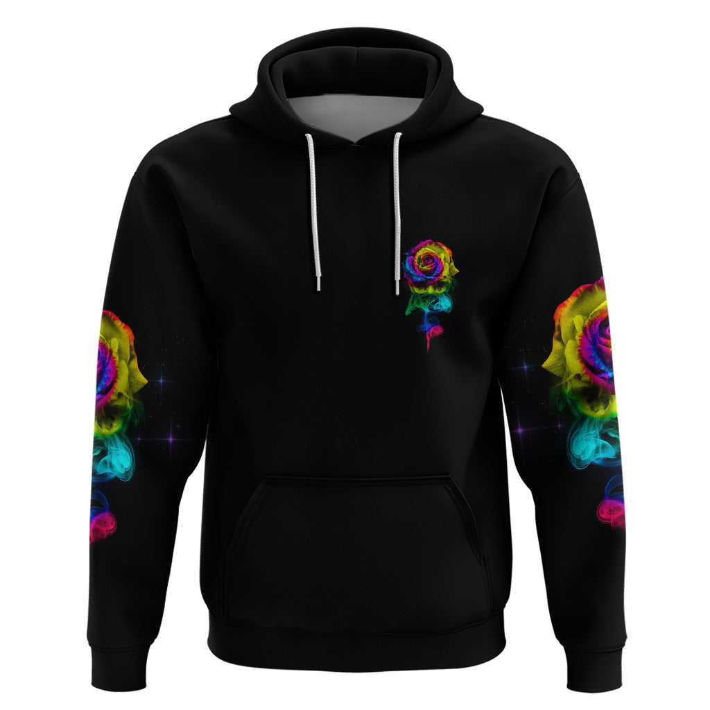 Karma Fairy Rose Smoke Skull Hoodie TS04