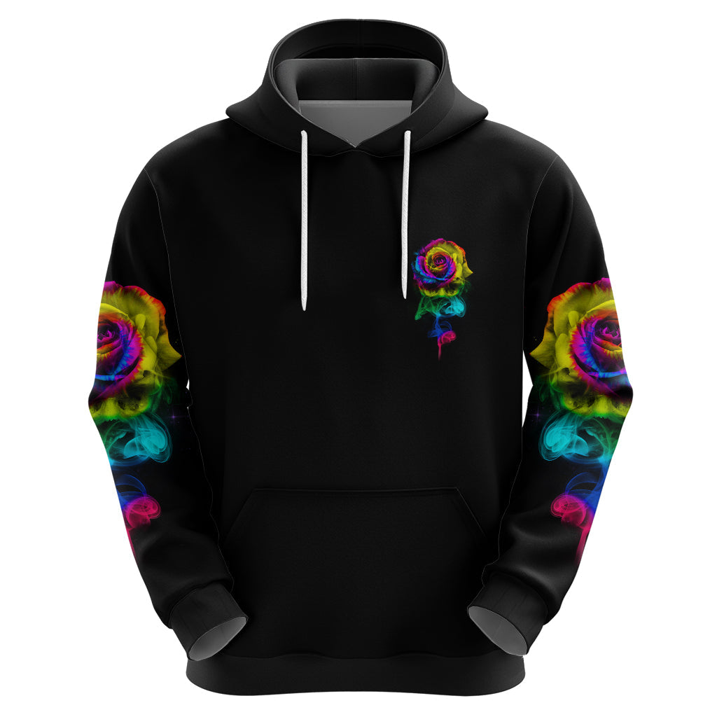 Karma Fairy Rose Smoke Skull Hoodie TS04