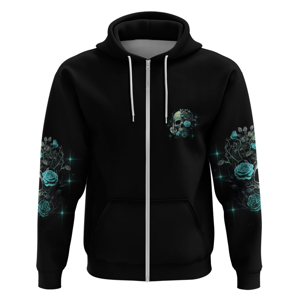 Fresh Out Of F Skull Rose Hoodie TS04